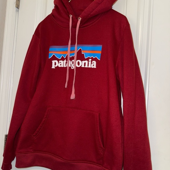 Patagonia Red Fleece Sweater with Hood - Picture 6 of 14